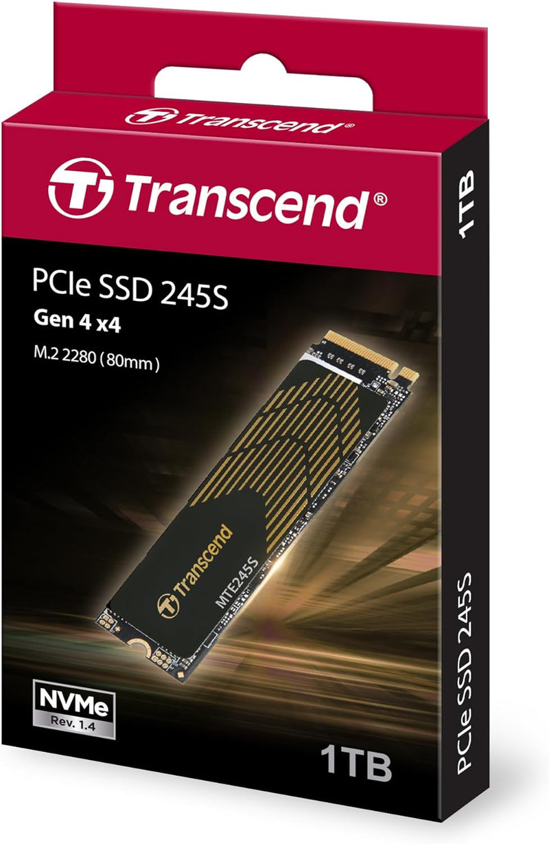 Transcend SSD 1TB M.2 MTE245S (M.2 2280) PCIe Gen3 x4 NVMe - TS1TMTE245S-E