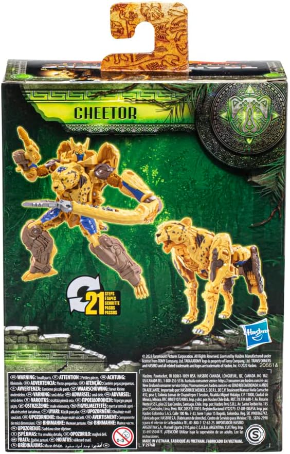 Transformers Spielzeug zum Film Transformers: Aufstieg der Bestien, Deluxe-Klasse Cheetor Action-Fig
