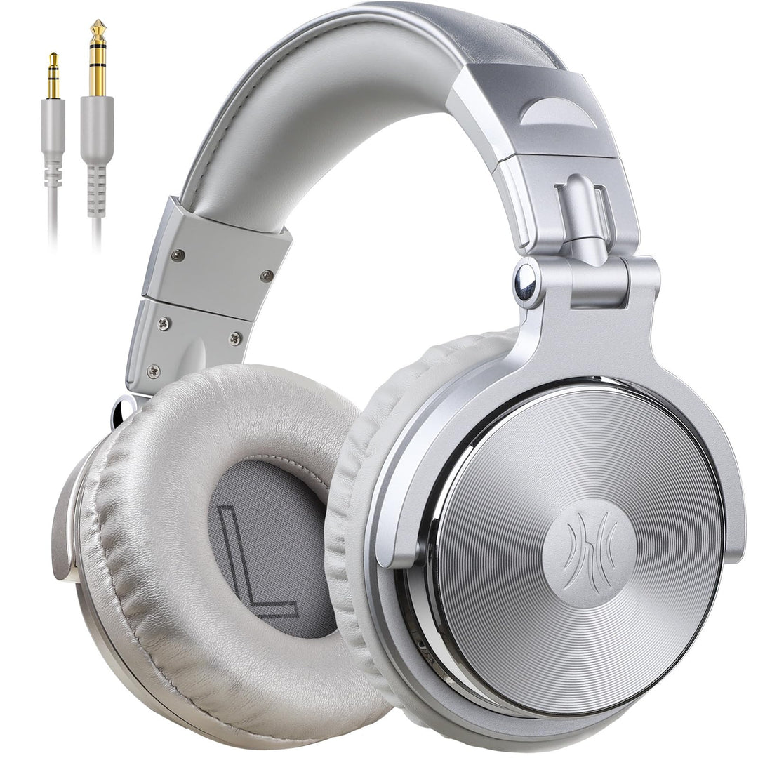 OneOdio Over Ear Kopfhörer mit Kabel, 50mm Treiber, Bassklang, 6.35 & 3.5mm Klinke, Share-Port, Gesc