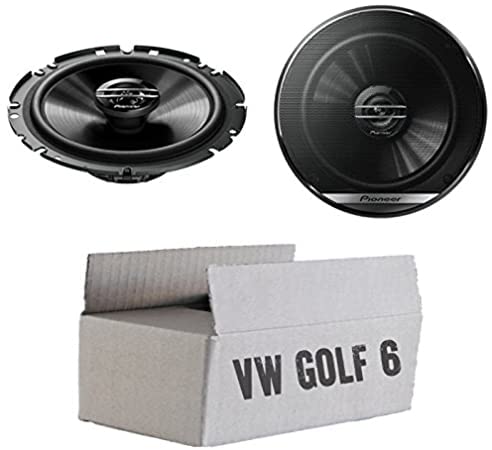 VW Golf 6 - Lautsprecher Boxen Pioneer TS-G1720F - 16,5cm 2-Wege Koax Koaxiallautsprecher Auto Einba