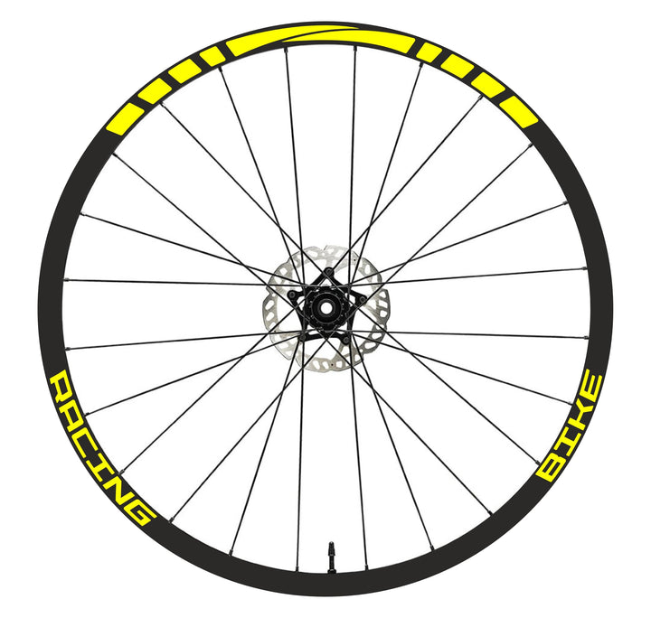 Aufkleber Felgen MTB 26" - 27,5" - 28-29" Zoll Fahrrad MTB Bike Sticker Felgen MTB Racing Code B0141