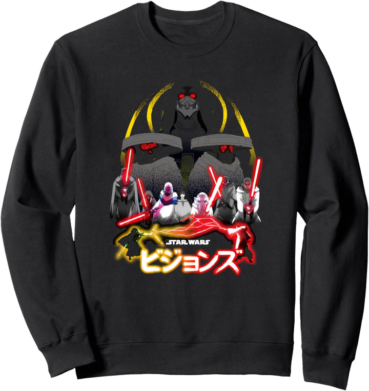 Star Wars Visions Villain Group Poster Sweatshirt