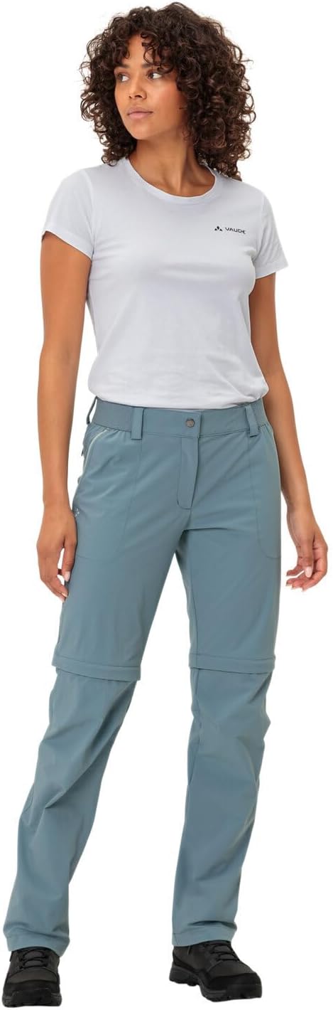 VAUDE Wanderhose Damen Farley Stretch Zip-Off Hose II, wasserabweisende Zip-Off Trekkinghose, bequem