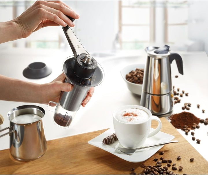 GEFU 16330 Kaffeemühle LORENZO + 16201 Kaffeemass MORENO, verstellbar