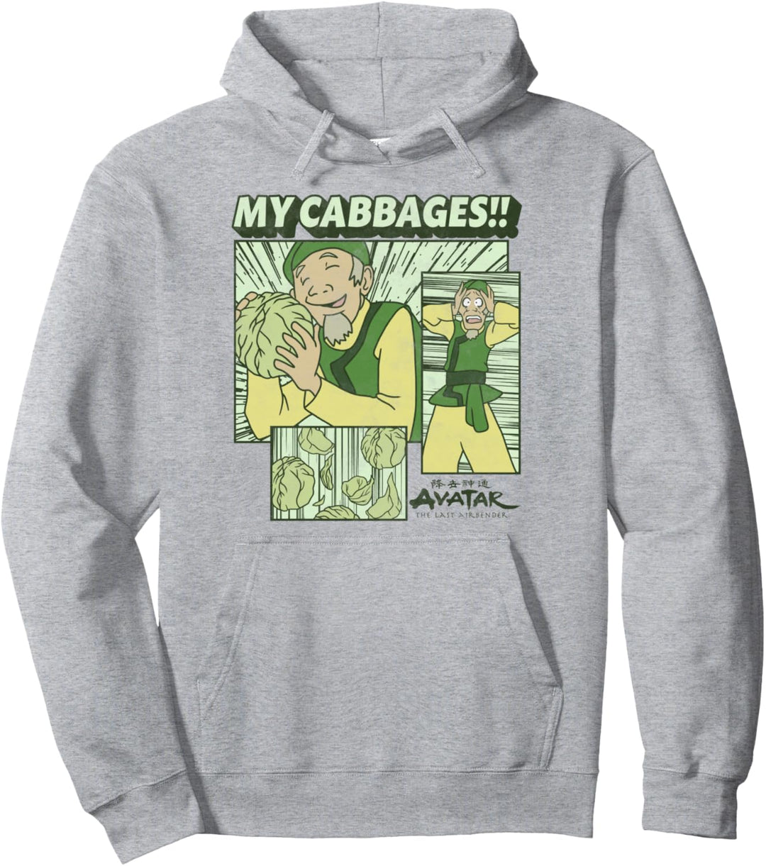Avatar: The Last Airbender Cabbage Merchant Panels Pullover Hoodie