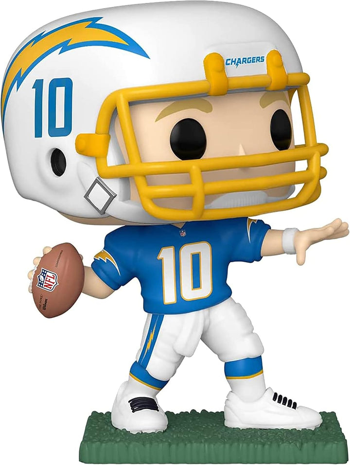 Funko Pop! NFL: Chargers - Justin Herbert - (Home Uniform) - Vinyl-Sammelfigur - Geschenkidee - Offi