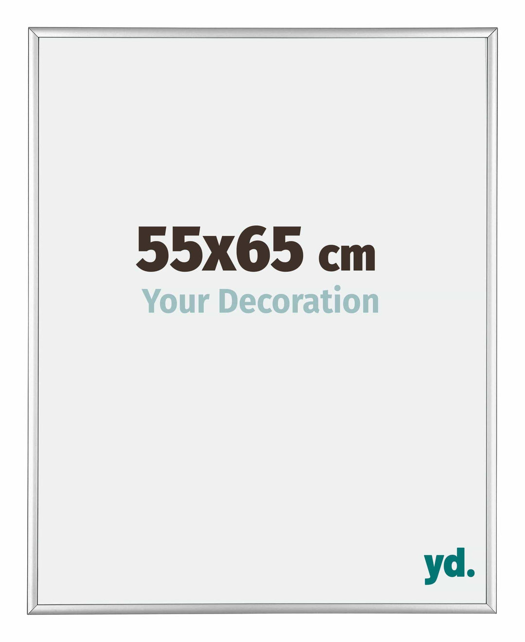 yd. Your Decoration - Bilderrahmen 55x65 cm - Bilderrahmen aus Aluminium mit Acrylglas - Antireflex