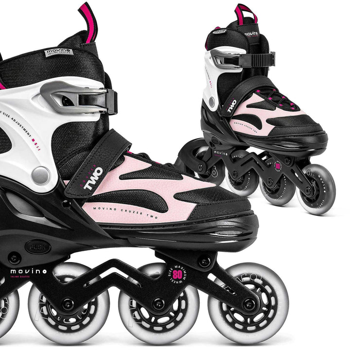 Movino Inline Skates | Cruzer B2/B3/Two | Verstellbare Rollschuhe | Damen Mädchen Jungen Inliner | I