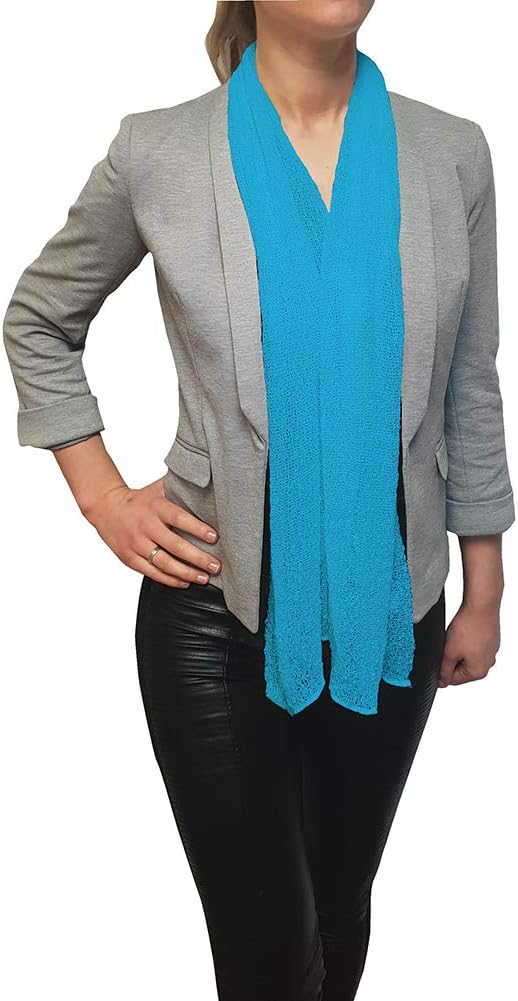 Mimosa Damen Schlichtes Stretch-Fischnetz häkeln Fledermaus kleiner Poncho Einheitsgrösse Grosse Grö