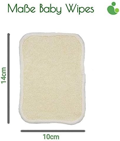 OrganicMom® 15 Waschbare Baby Pflegetücher aus Bambus, inkl. Wäschenetz, kuschelweich, nachhaltige w