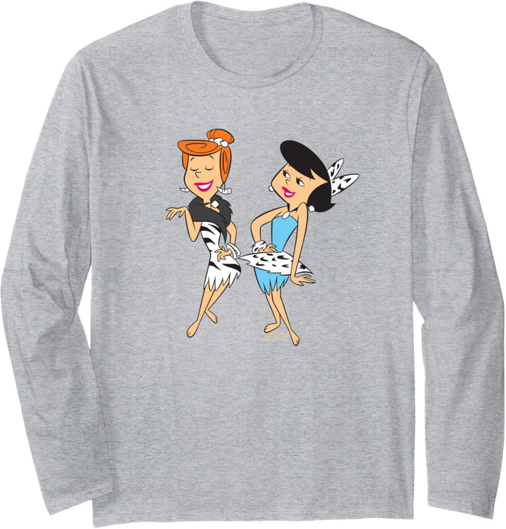 The Flintstones Wilma and Betty Stoneage Fashion Langarmshirt