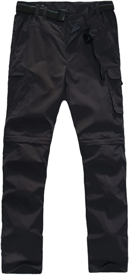 Herren Wanderhose Zip Off Leichte Atmungsaktiv Schnell Trockend Trekkinghose Abnehmbar Funktionshose