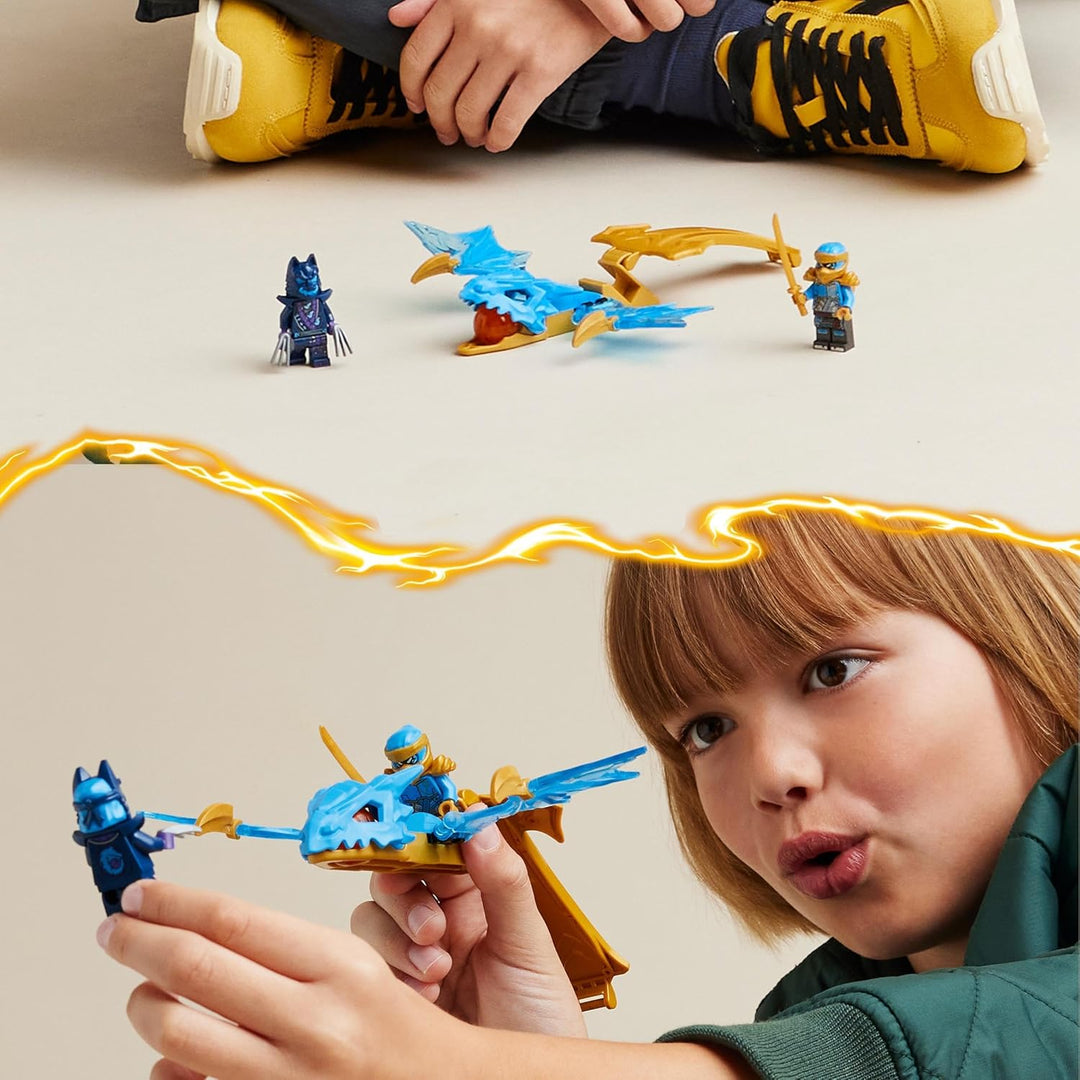 LEGO NINJAGO Nyas Drachengleiter, Ninja-Set mit Drachen-Spielzeug und Figuren inkl. NYA-Minifigur mi