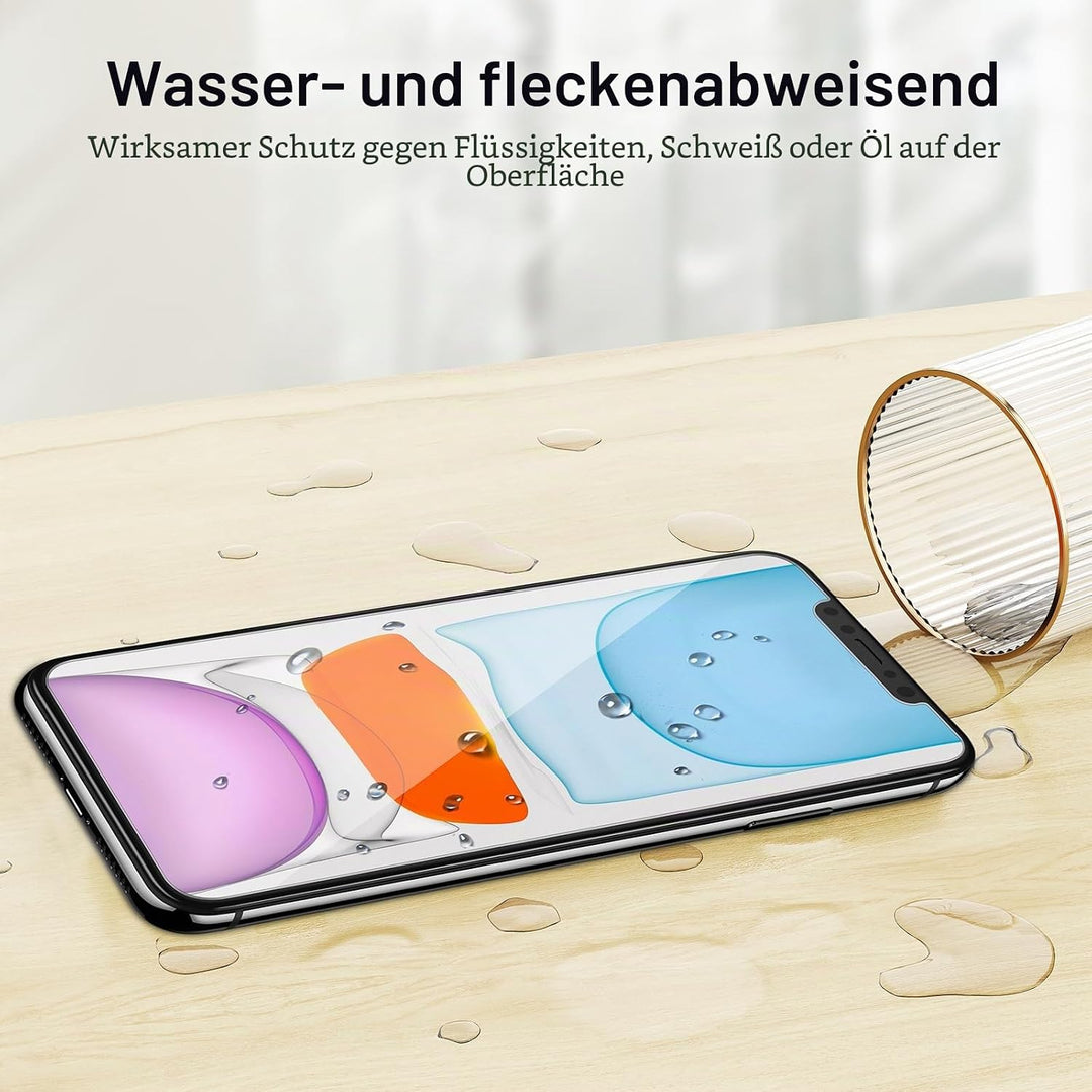 SPARIN Panzer Schutz Glas für iPhone 11 / XR und iPhone 12/12 Pro Schutzfolie, 3 Stück 9H Härte Glas