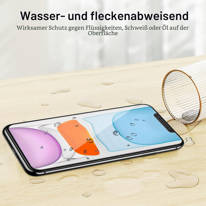 SPARIN Panzer Schutz Glas für iPhone 11 / XR und iPhone 12/12 Pro Schutzfolie, 3 Stück 9H Härte Glas