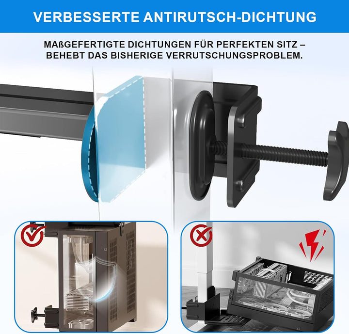PC-Halterung unter dem Schreibtisch, Under Desk PC Mount