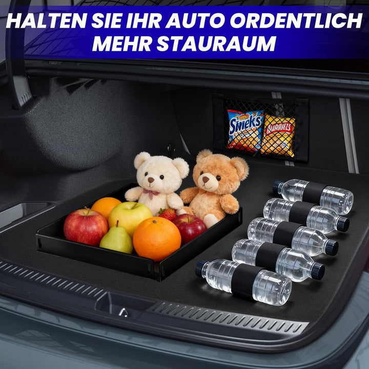 17 Stück Eisen Kofferraum Klett,Kofferraum Klett Fixierung,Auto Gepäckfixierung Kofferraum Organizer