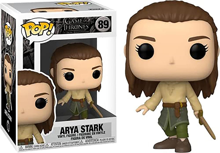 Funko Pop! TV: GOT - Arya Stark Training - Game of Thrones - Vinyl-Sammelfigur - Geschenkidee - Offi