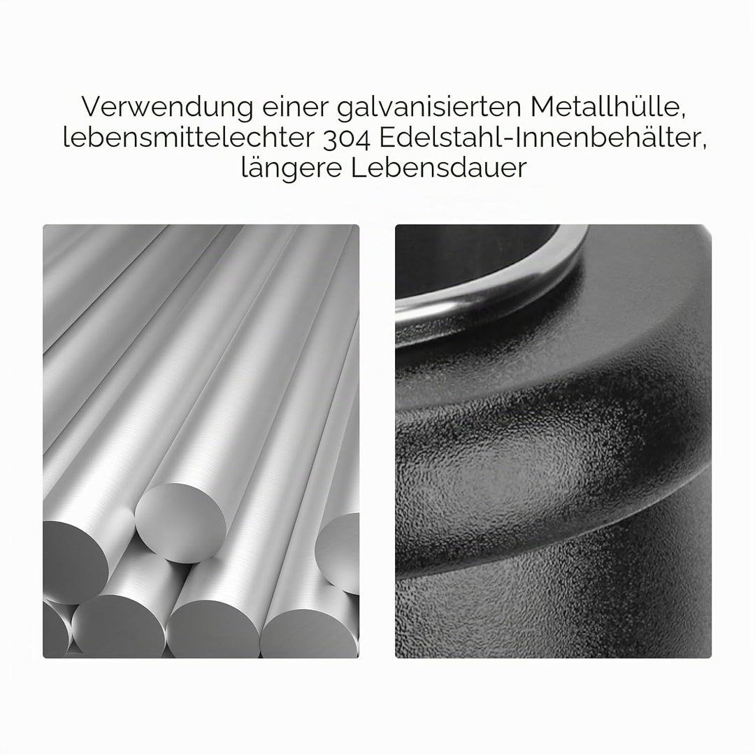 Suppenkessel Elektrisch 10L Suppenkesselwärmer Lebensmittelsuppenwärmer Abnehmbarer Edelstahl-Einsat
