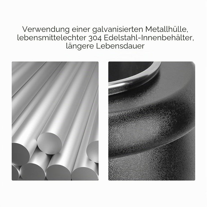 Suppenkessel Elektrisch 10L Suppenkesselwärmer Lebensmittelsuppenwärmer Abnehmbarer Edelstahl-Einsat