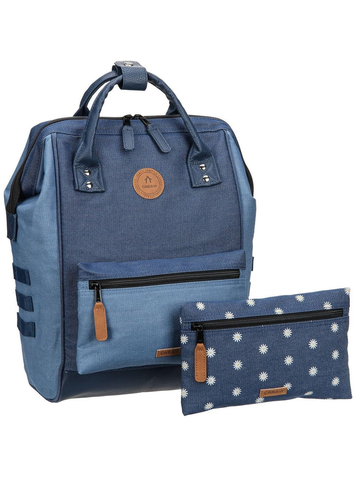 Cabaïa - Rucksack - Adventurer + 2 Vordertaschen - Wasserabweisend - Tagesrucksack - Modell Paris M