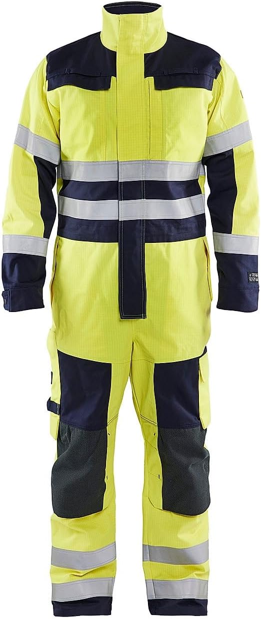 Blaklader 63781514 MULTINORM-OVERALLS, Gelb/Marine, grootte C62, C62