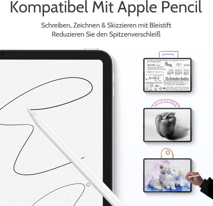 2 Stück Papier Schutzfolie Kompatibel mit iPad Air 5.Generation 2022 & iPad Air 4 2020 10,9 Zoll, iP