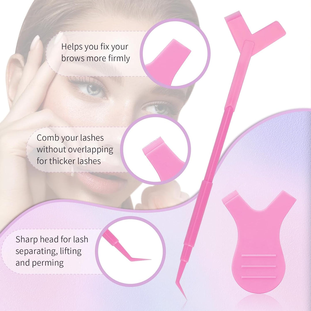Libeauty Wimpernlifting Set & Augenbrauen Lifting Set – Lash Lifting Kit für Natürlich Geschwungene