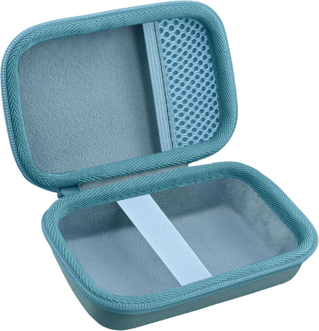 co2CREA Hart Reise Schutz Hülle Etui Tasche für JBL GO 4 /JBL GO 3 Eco/JBL GO 3 Ultra tragbarer Blue