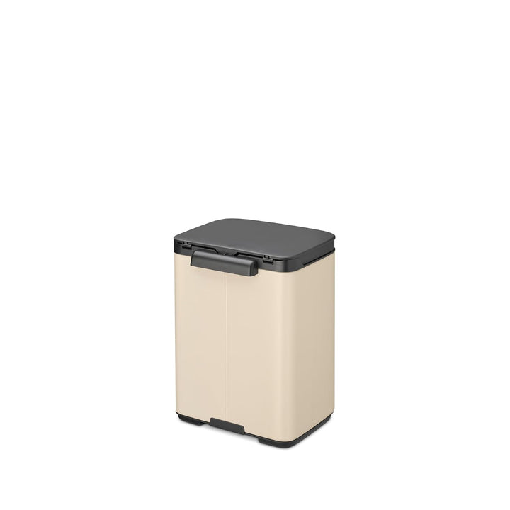 Brabantia Bo Mülleimer 4 l | Kompakter rechteckiger Mülleimer mit Softclose-Deckel, herausnehmbarer
