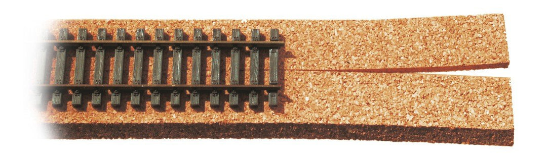 Auhagen 41161.0 - Korkgleisbettung für Schienen, 500 x 25 x 5 mm, bunt