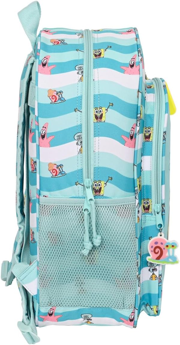 safta 612291180 Rucksack 33 cm Adapter. Wagen Schwammkopf Stay Positive 33 x 42 x 14 cm, bunt