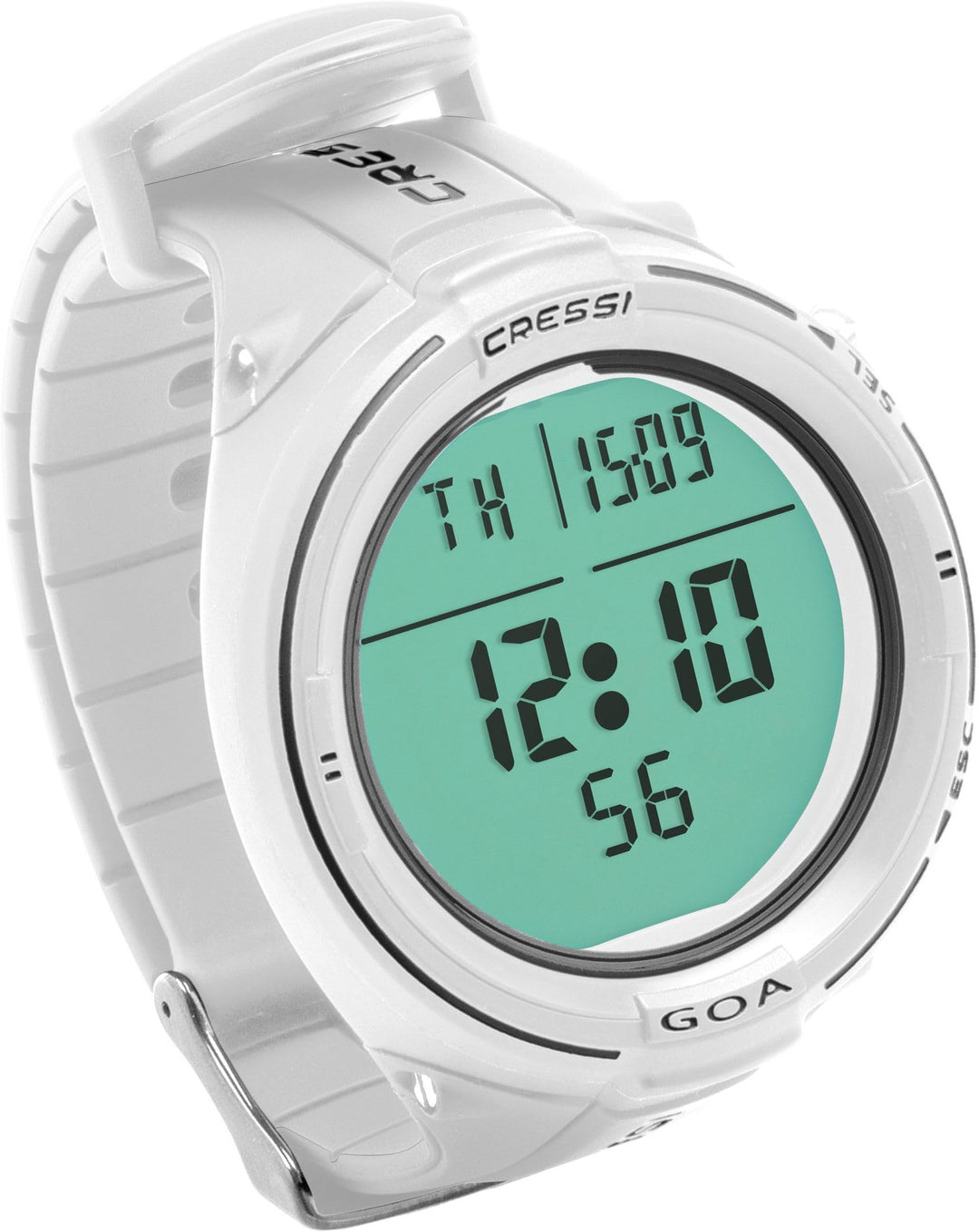Cressi Goa - Tauchcomputer - Dual Mix - Algorithmus RGBM von Cressi - WEEE NR. DE 13961704 Weiss/Sch