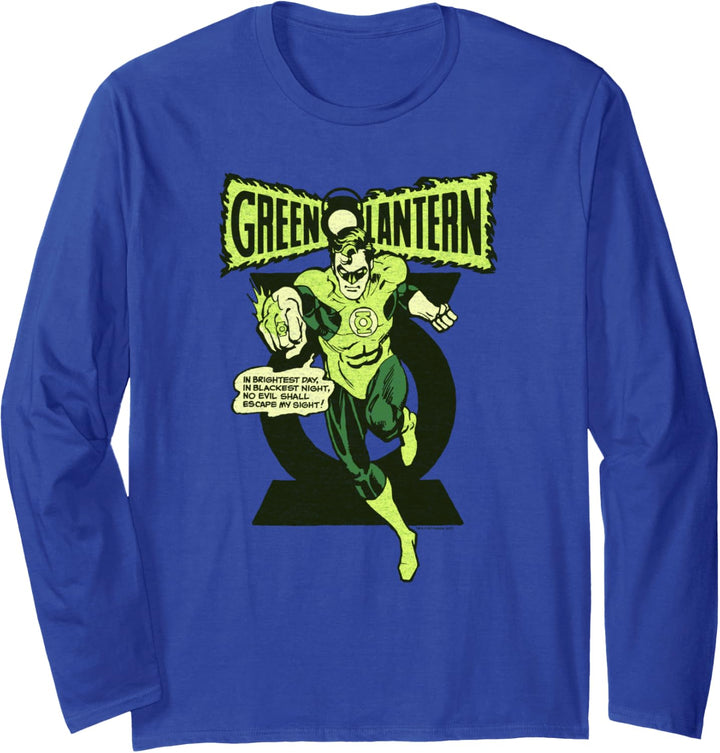 Green Lantern Retro Oath Langarmshirt