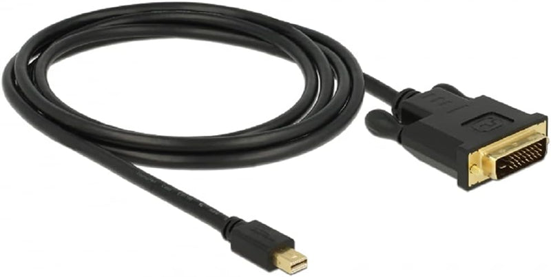 Delock Kabel mini DisplayPort 1.1 Stecker > DVI 24+1 Stecker Videokabel-Adapter 2 m 2,0 m, 2,0 m