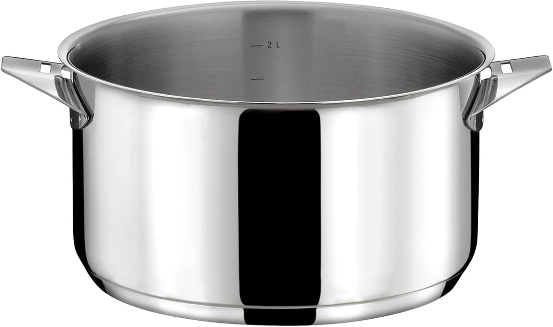 Cuisinox Eclipse – Stieltopf, Edelstahl, 18 cm Kochtopf 18 cm Stahl, Kochtopf 18 cm Stahl