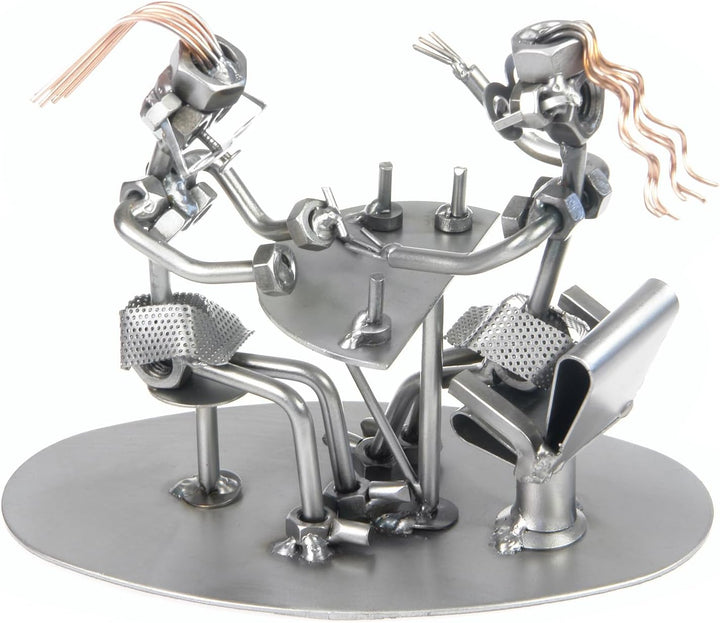 metalman24 Schraubenmännchen Maniküre Kosmetikerin I Handarbeit I Geschenkidee I Metallfigur I Metal