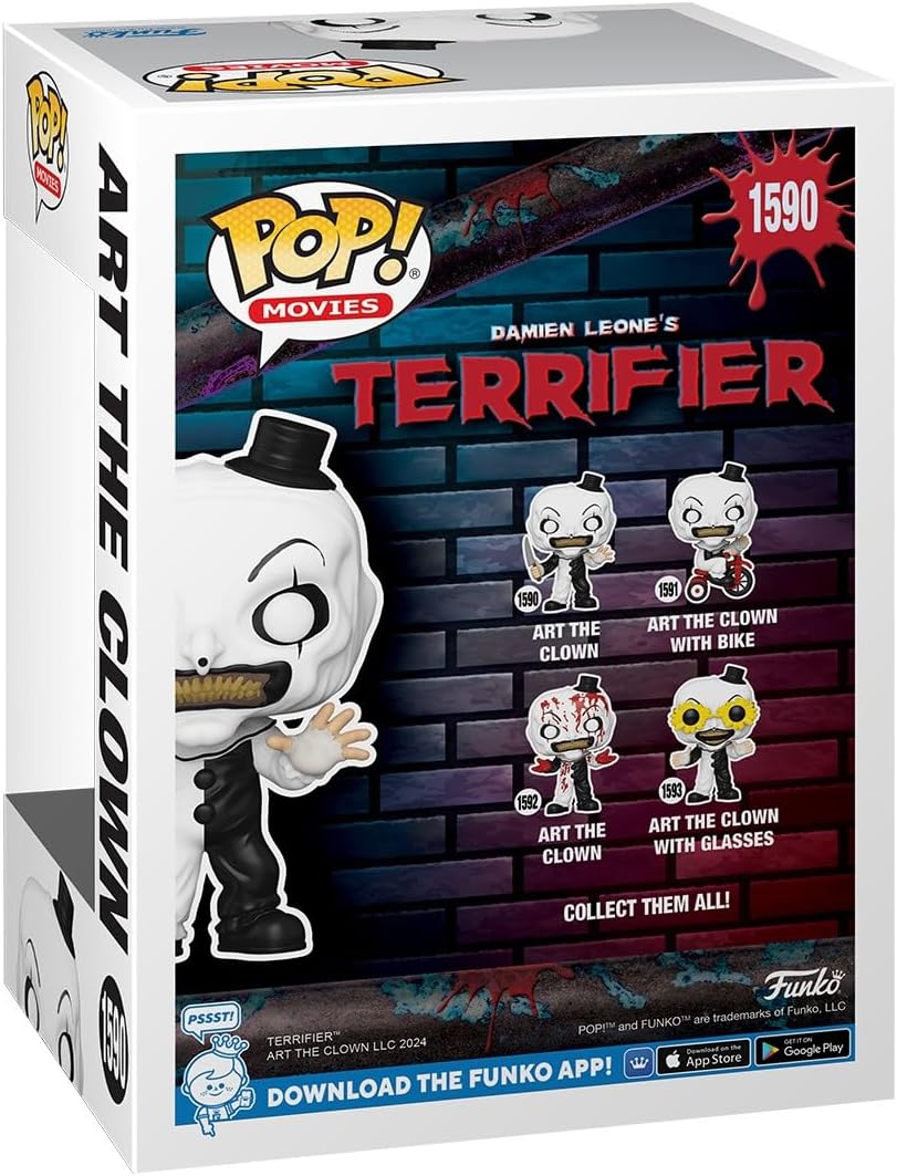 Funko Pop! Movies: Terrifier - Art The Clown - Vinyl-Sammelfigur - Geschenkidee - Offizielle Handels