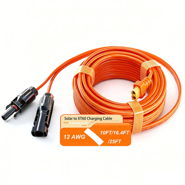 iHaospace XT60 Stecker auf Solar Connector Kabel 12AWG XT60 Adapter Verlängerung 3M/5M für ECOFLOW R