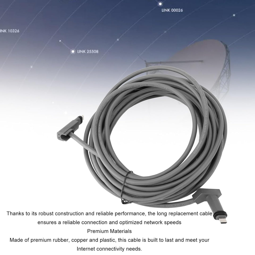 SENECESLI Kabel für Rectangular Satellite V2, Ersatzkabel, Internet-Kit, Verlängerungskabel für V2-K