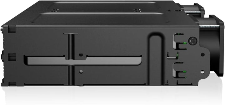 ICY DOCK 4-Bay U.2/U.3 PCIe 4.0 NVMe SSD Wechselrahmen mit schraubenlosen Trays in 5,25" Schacht - E