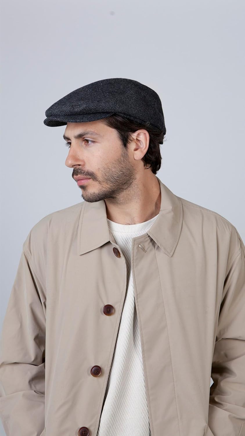Barts Herren Baskenmütze Oslo Cap L Schwarz (BLACK 0001), L Schwarz (BLACK 0001)