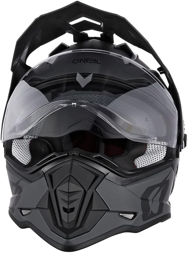O'NEAL Unisex – Erwachsene Sierra Helmet Helm M (57-58cm) Schwarz/Grau, M (57-58cm) Schwarz/Grau