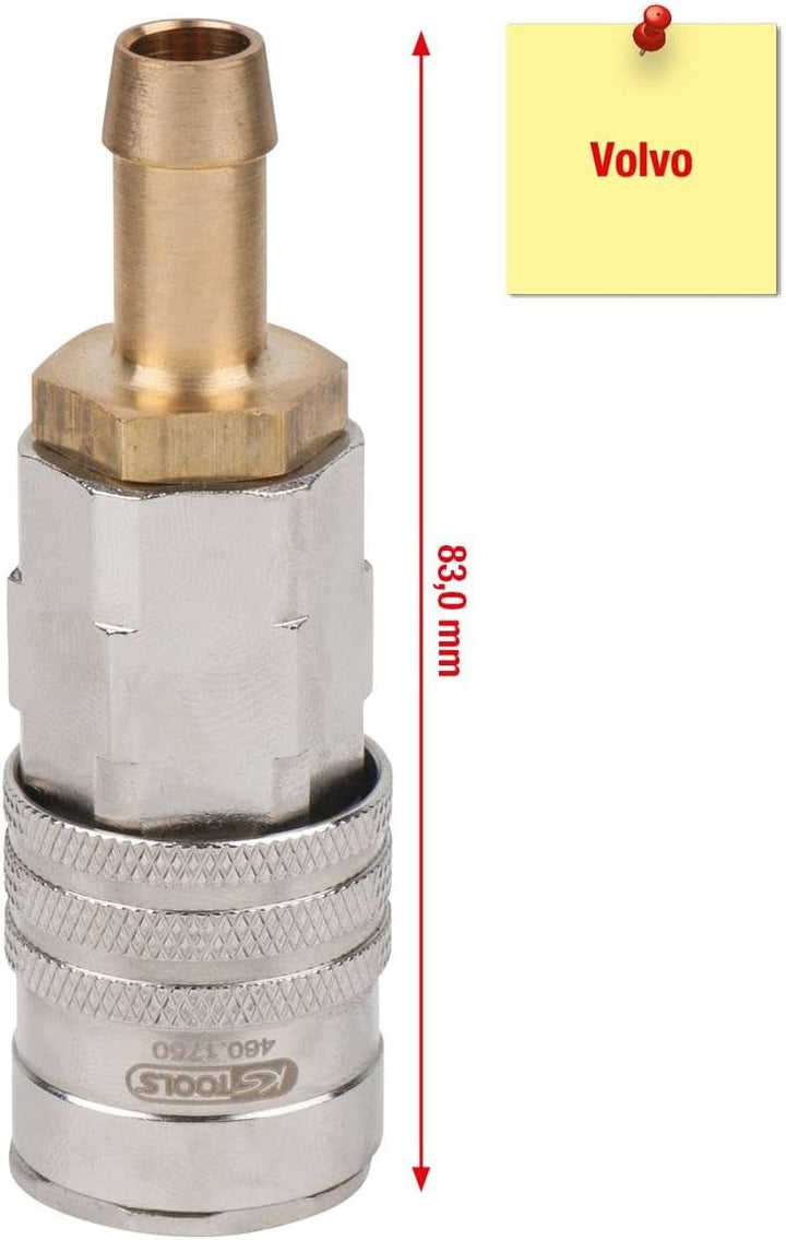 KS Tools 460.1750 Kühler-Füll- und Ablassstutzen, Volvo