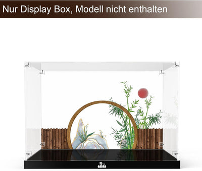cooldac Acryl Vitrine für Lego 10315 Icons Garten der Stille, Staubdicht Transparent Universal Vitri