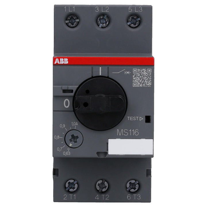 ABB MS116 Motorschutzschalter 90mm x 45mm