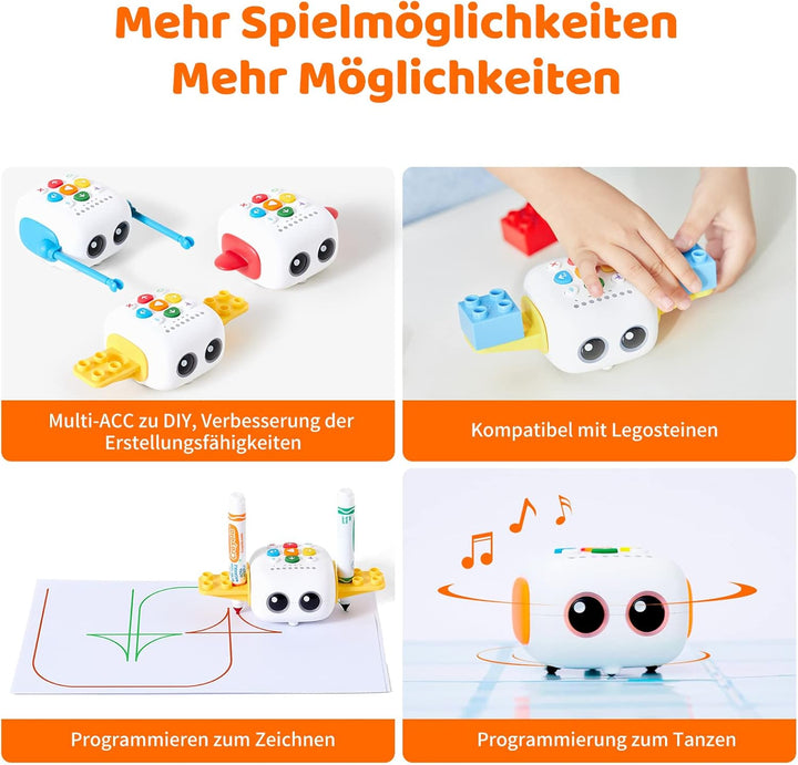 MatataStudio Talebot Pro Programmierbarer Roboter für Kinder 3-5 Interaktives Roboter Spielzeug für