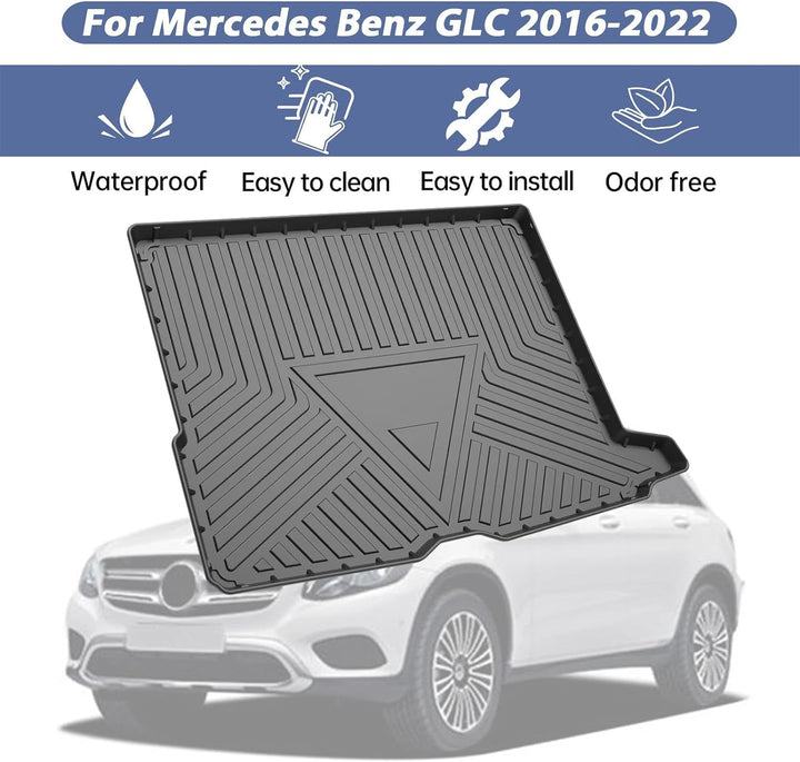 Psler Auto Allwetter Wasserdicht Protector Pad Hinten Cargo Liner Trunk Kofferraummatte für GLC 2016