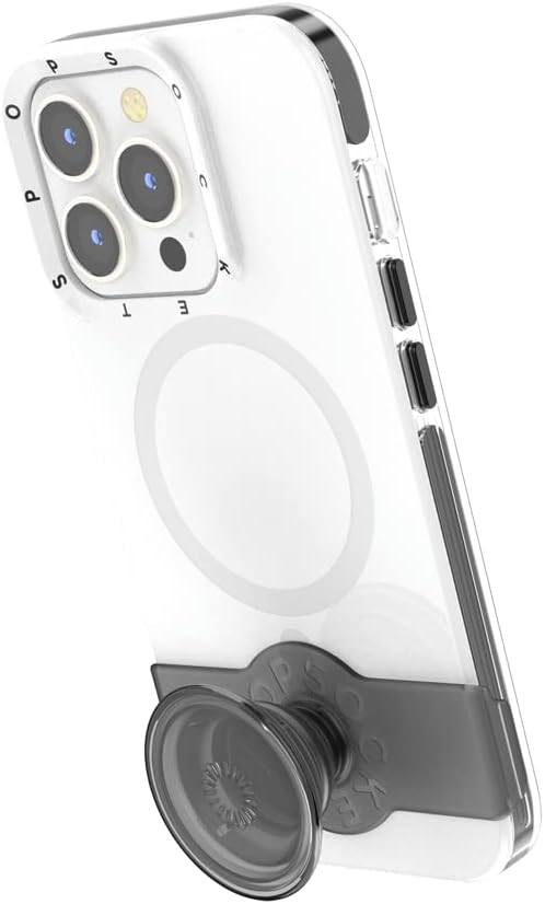 PopSockets: PopCase für MagSafe - Hülle für iPhone 13 Pro mit Abnehmbarem PopGrip Slide Sockel und G
