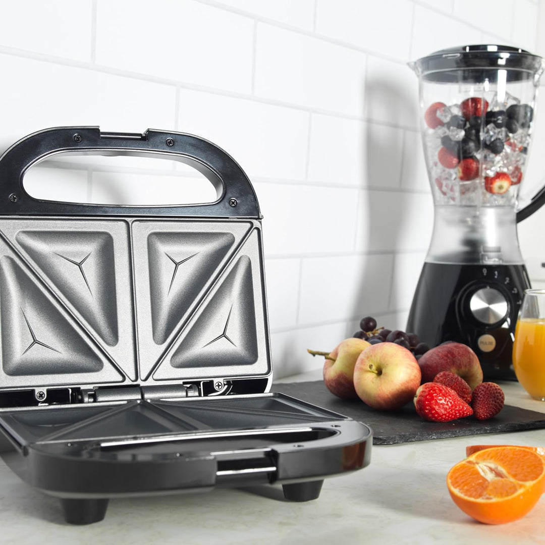 Progress EK5851P 2-Scheiben Sandwichtoaster – Elektrische Toastie Maker, Doppel Snack Maker, Antihaf